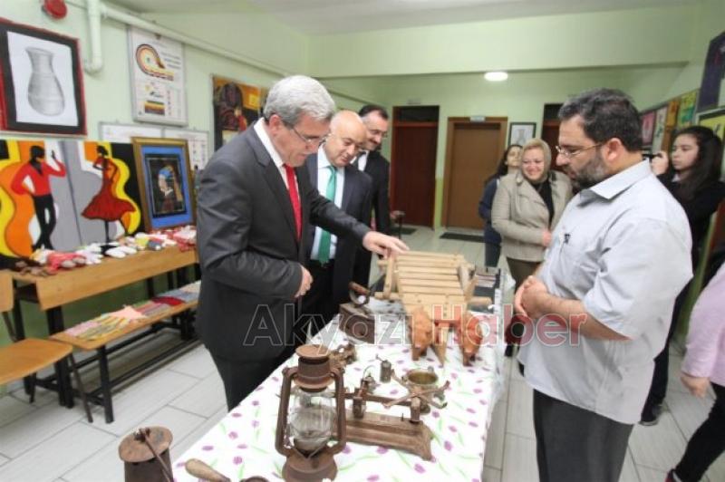 BAŞKAN AKCAN MADANOĞLU O.O TÜBİTAK 4006 BİLİM FUARINI YERİNDE İNCELEDİ