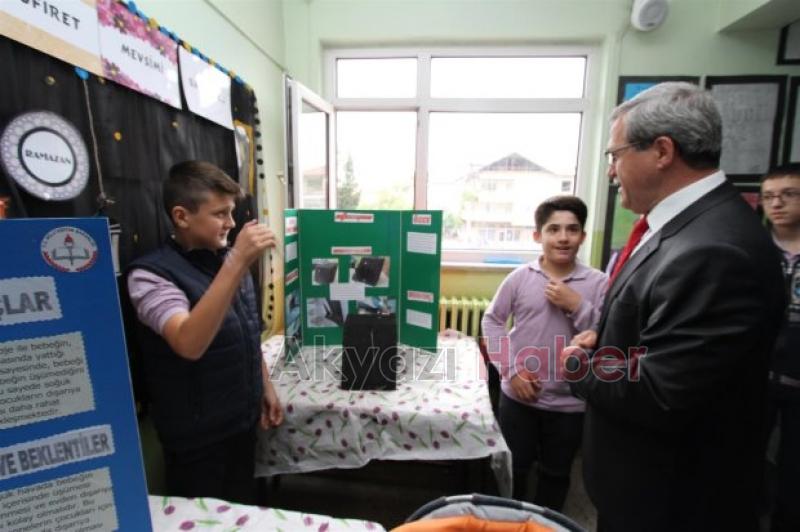 BAŞKAN AKCAN MADANOĞLU O.O TÜBİTAK 4006 BİLİM FUARINI YERİNDE İNCELEDİ