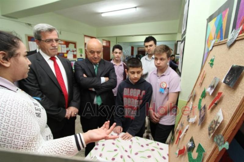 BAŞKAN AKCAN MADANOĞLU O.O TÜBİTAK 4006 BİLİM FUARINI YERİNDE İNCELEDİ