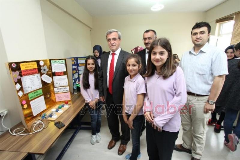 BAŞKAN AKCAN MADANOĞLU O.O TÜBİTAK 4006 BİLİM FUARINI YERİNDE İNCELEDİ