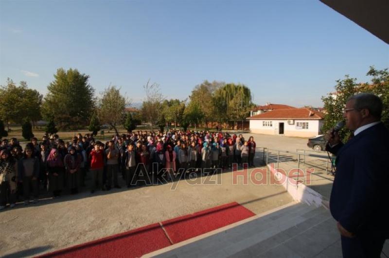 BAŞKAN AKCAN OKUL ZİYARETLERİNE ve FETÖ UYARILARINA DEVAM EDİYOR