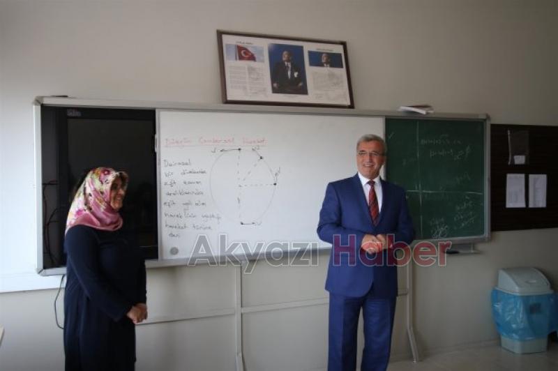 BAŞKAN AKCAN OKUL ZİYARETLERİNE ve FETÖ UYARILARINA DEVAM EDİYOR