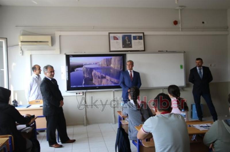 BAŞKAN AKCAN OKUL ZİYARETLERİNE ve FETÖ UYARILARINA DEVAM EDİYOR