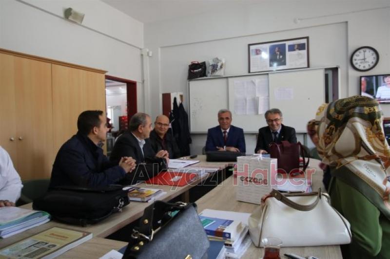 BAŞKAN AKCAN OKUL ZİYARETLERİNE ve FETÖ UYARILARINA DEVAM EDİYOR