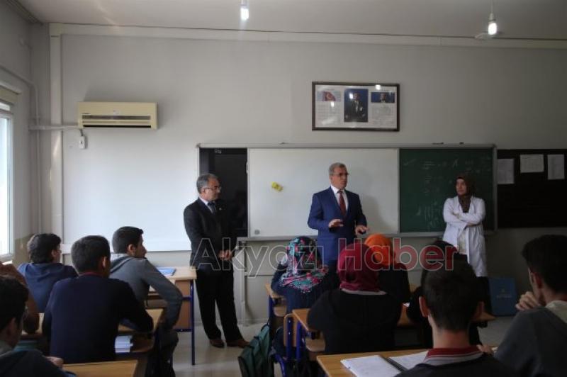 BAŞKAN AKCAN OKUL ZİYARETLERİNE ve FETÖ UYARILARINA DEVAM EDİYOR