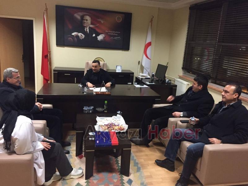 Başkan Akcan ve Kaymakam Kalaylı Kurumları Ziyaret Etti