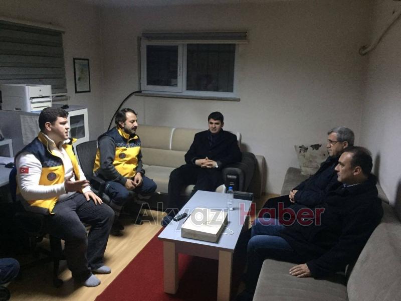 Başkan Akcan ve Kaymakam Kalaylı Kurumları Ziyaret Etti