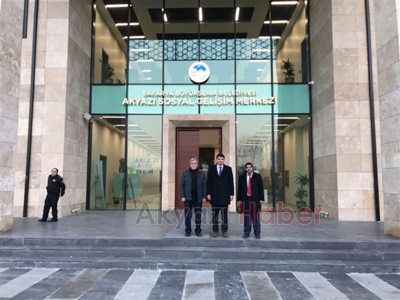Başkan Akcan ve Kaymakam Kalaylıdan Akyazıdaki Kurumlara Ziyaret