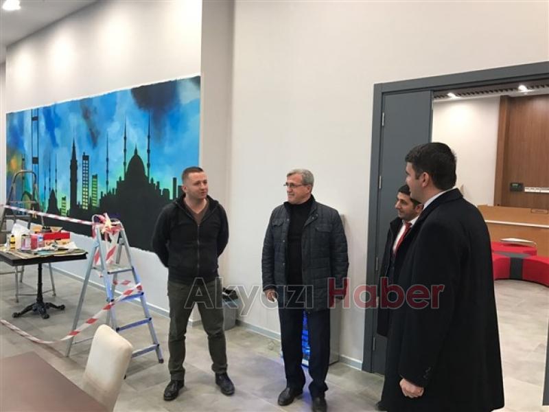 Başkan Akcan ve Kaymakam Kalaylıdan Akyazıdaki Kurumlara Ziyaret