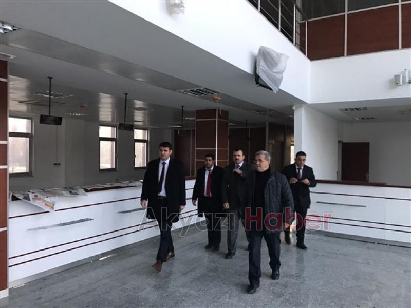 Başkan Akcan ve Kaymakam Kalaylıdan Akyazıdaki Kurumlara Ziyaret