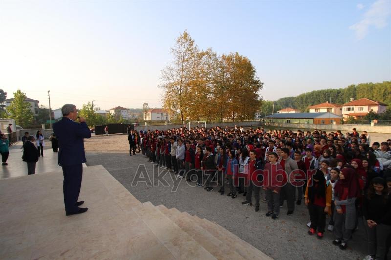 Başkan Akcandan Ahi Evran Meslek Lisesine Ziyaret