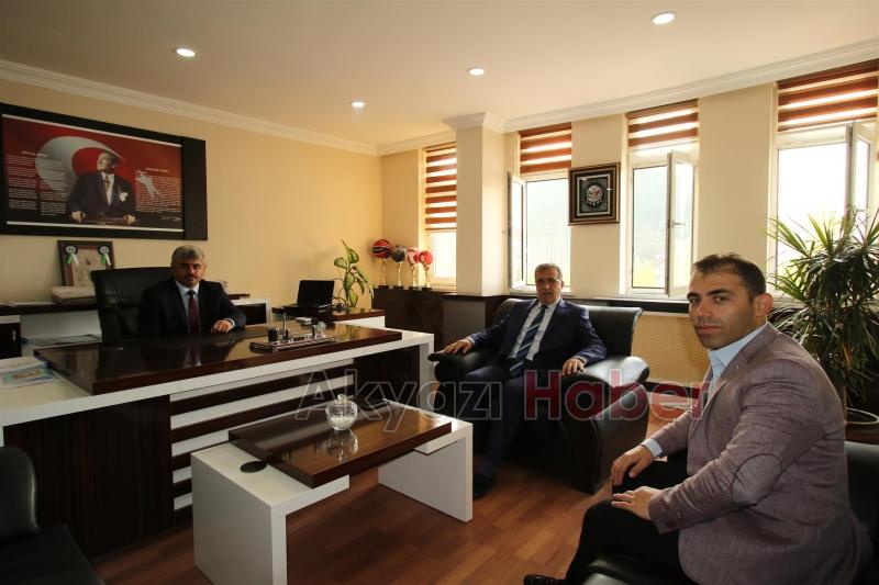 Başkan Akcandan Ahi Evran Meslek Lisesine Ziyaret