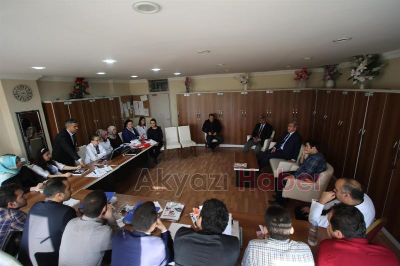 Başkan Akcandan Ahi Evran Meslek Lisesine Ziyaret