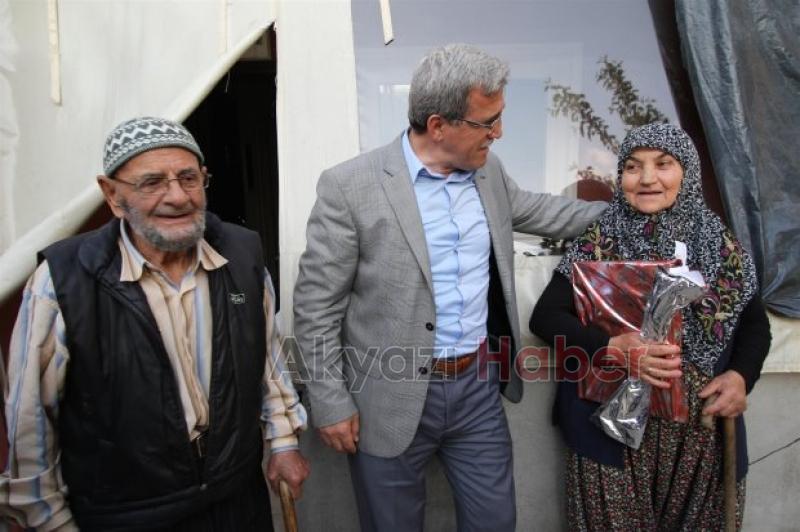 Başkan Akcandan Anneler Günü Ziyaretleri