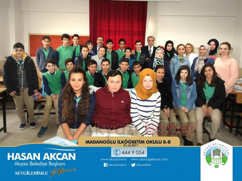 Başkan Akcan’dan Öğrencilere Fotoğraf Hatırası