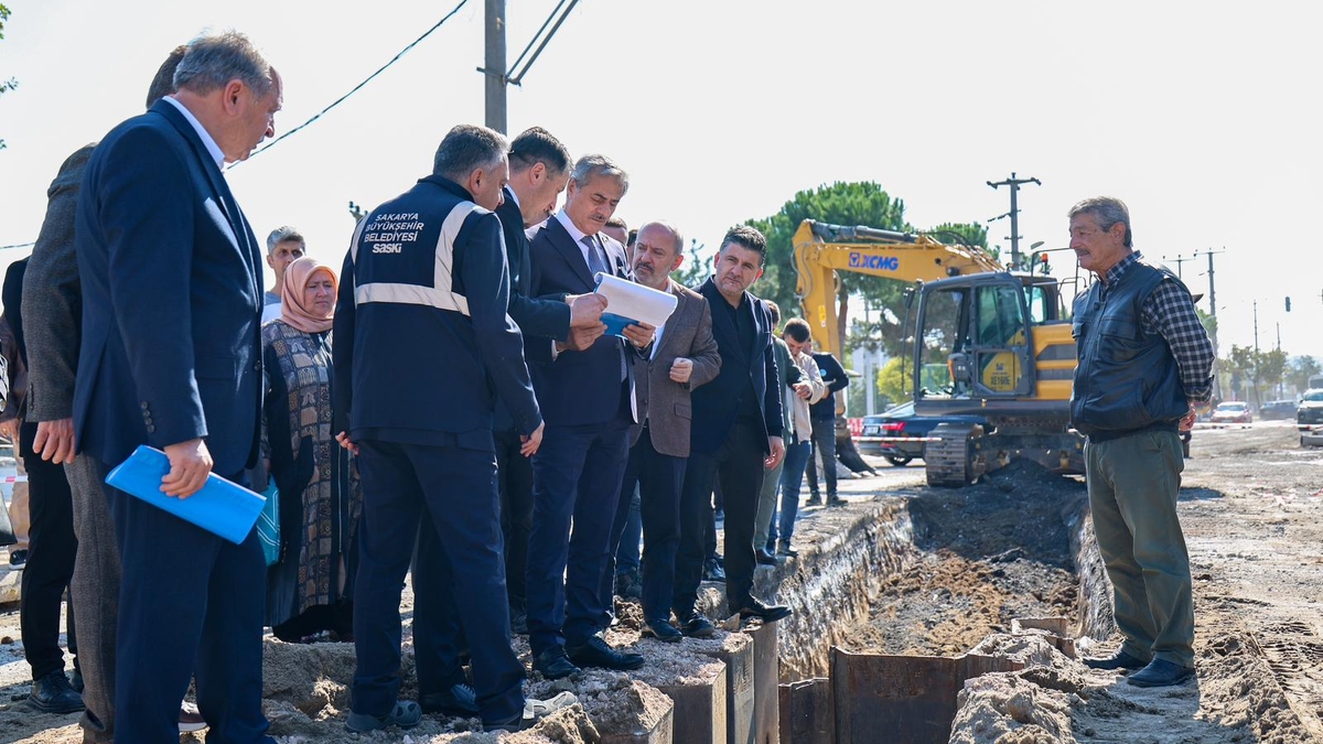 Başkan Alemdar Söğütlü'de altyapı çalışmalarını inceledi
