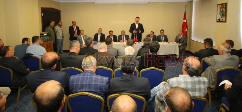 BAŞKAN BİLAL SOYKAN MUHTARLARLA İSTİŞARE TOPLANTISI GERÇEKLEŞTİRDİ