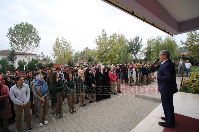  BAŞKANDAN KONURALP ANADOLU LİSESİNE ZİYARET