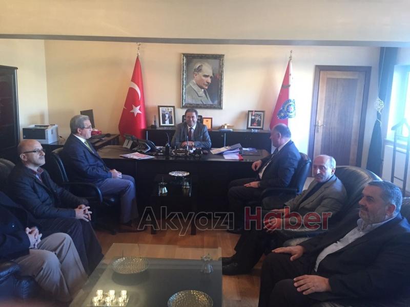 BAŞKANLARDAN GÖREVE YENİ BAŞLAYAN İL EMNİYET MÜDÜRÜNE ZİYARET