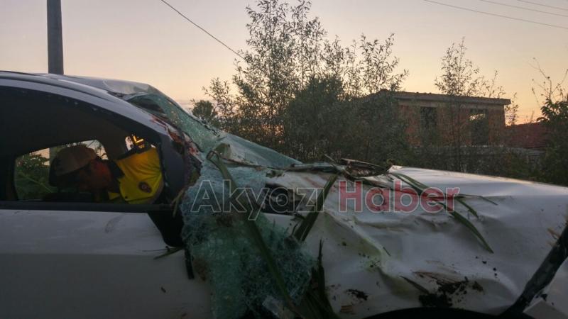 Batakköy Civitler Yolunda Kaza