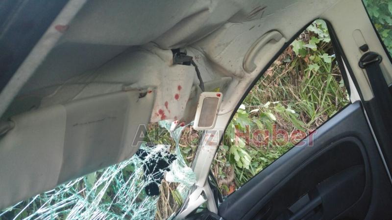 Batakköy Civitler Yolunda Kaza