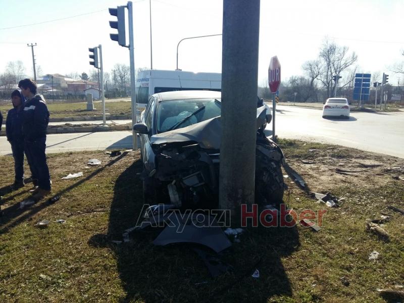 Batakköy Kavşağı Trafik Kazası 5 Yaralı