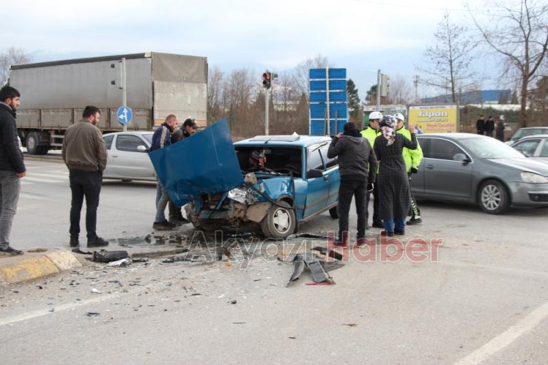 Batakköy Kavşağında Faciadan Dönüldü