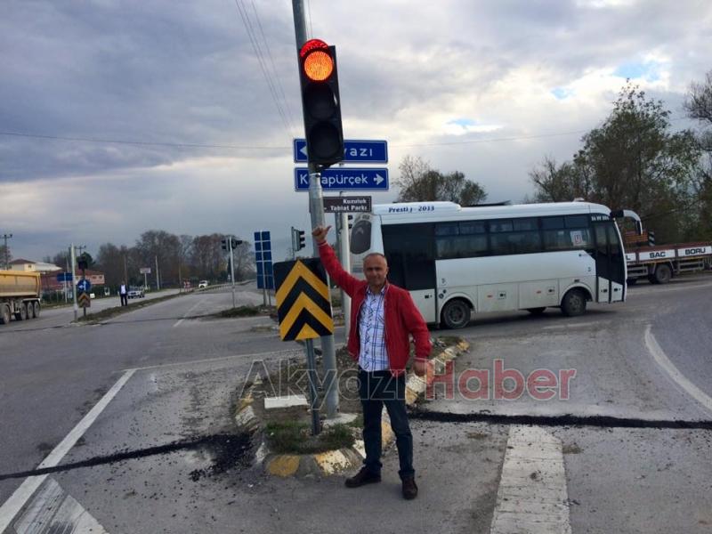  Batakköy Kavşağında Sinyalizasyon Çalışması Tamamlandı