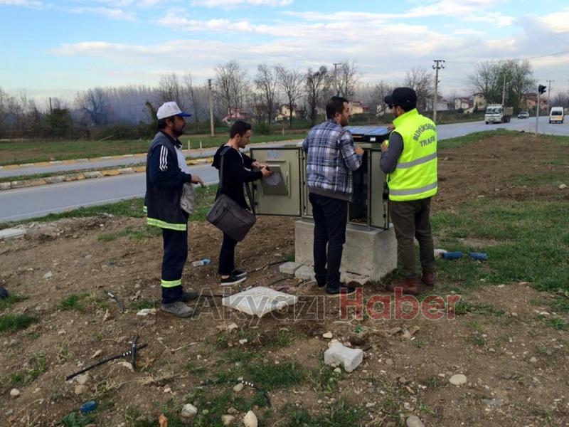  Batakköy Kavşağında Sinyalizasyon Çalışması Tamamlandı
