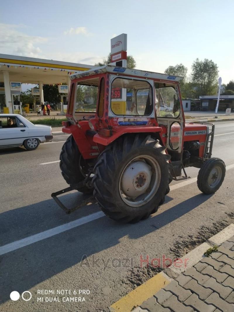BATAKKÖY YOLUNDA KORKUTAN KAZA