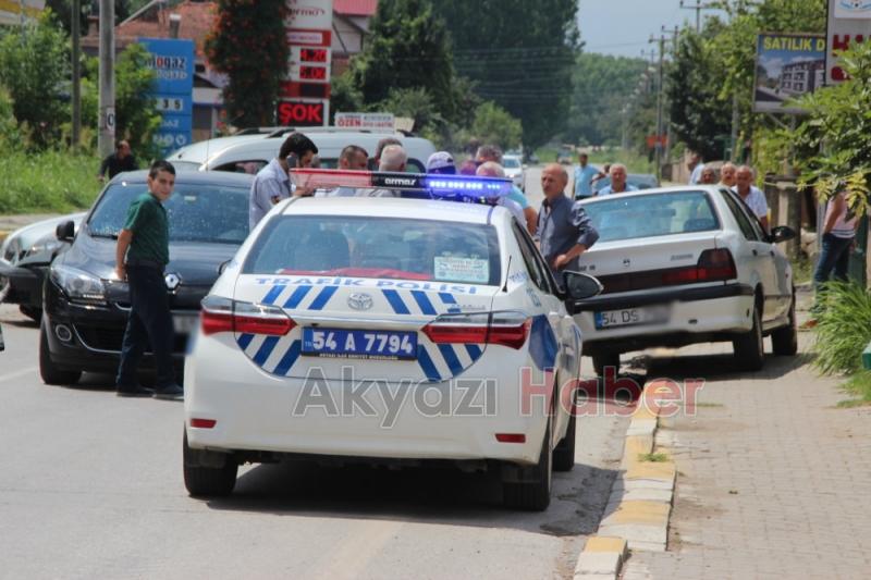 Batakköy Yolunda Zincirleme Kaza