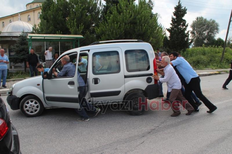 Batakköy Yolunda Zincirleme Kaza