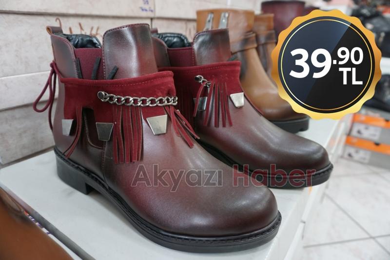 Bay, Bayan, Çocuk Botlarda İndirim Rüzgârı 