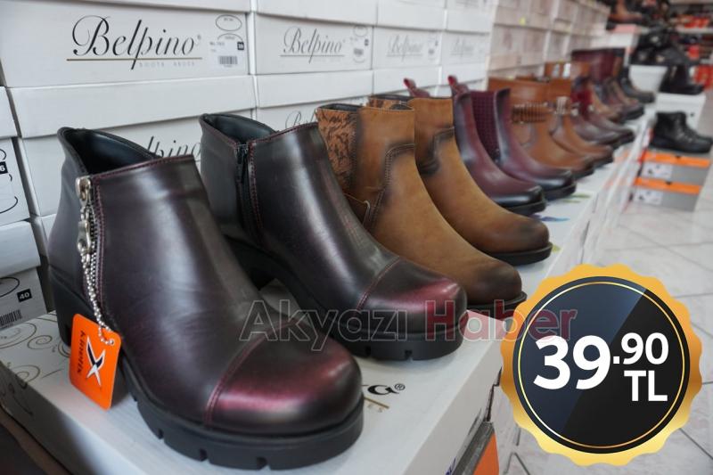 Bay, Bayan, Çocuk Botlarda İndirim Rüzgârı 