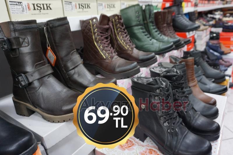 Bay, Bayan, Çocuk Botlarda İndirim Rüzgârı 