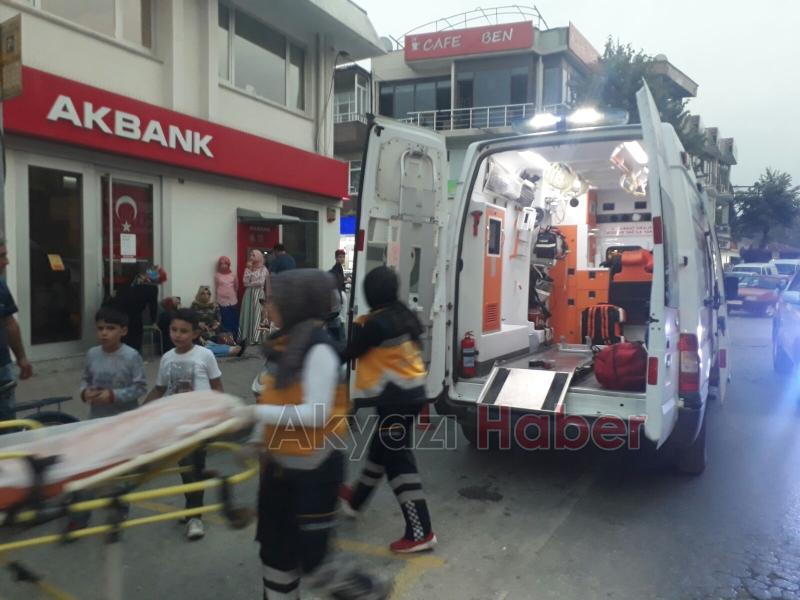 Baygınlık Geçiren Kadın Hastaneye Kaldırıldı