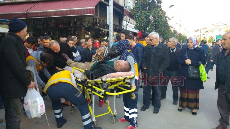 Baygınlık Geçiren Yaşlı Adam Hastaneye Kaldırıldı