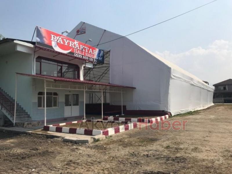 Bayraktar Halı Saha Yenilenen Yüzüyle Hizmetinizde