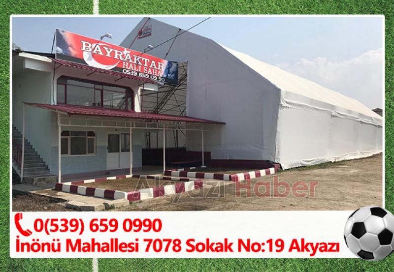 Bayraktar Halı Saha Yenilenen Yüzüyle Hizmetinizde