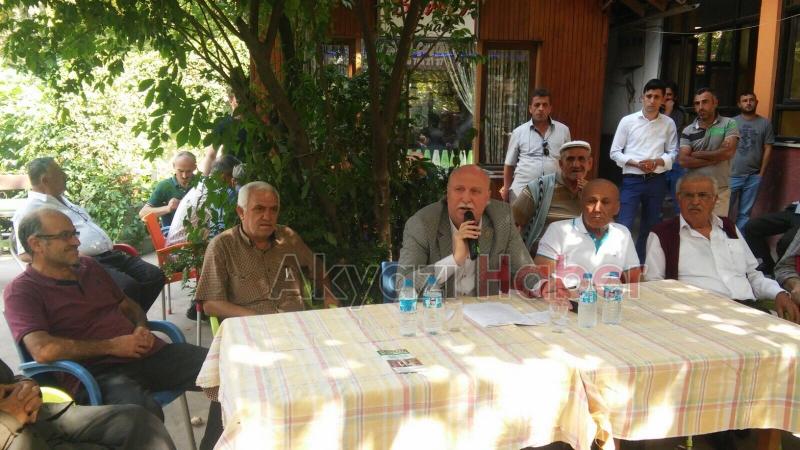 BAYRAKTAR TAŞBURUN VE DOKURCUN MAHALLELERİNDE ÇİFTÇİLERLE BİR ARAYA GELDİ