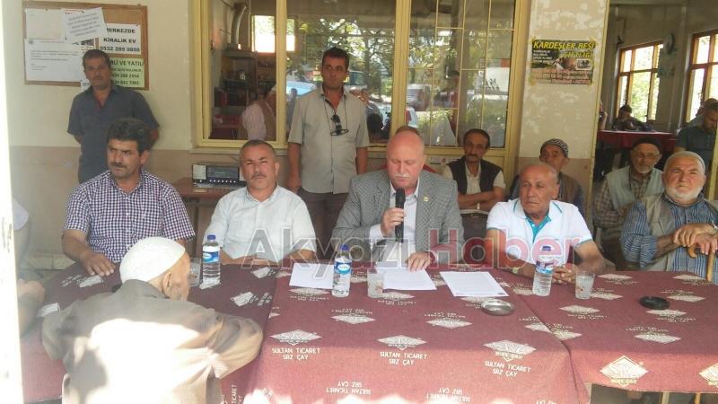 BAYRAKTAR TAŞBURUN VE DOKURCUN MAHALLELERİNDE ÇİFTÇİLERLE BİR ARAYA GELDİ