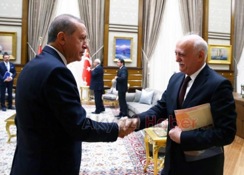 Bayraktardan Cumhurbaşkanı Erdoğana Geçmiş Olsun Ziyareti