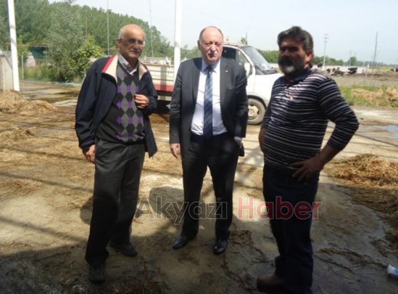 BAYRAKTAR’DAN YANGIN ÇIKAN BESİ ÇİFTLİĞİNDE İNCELEME