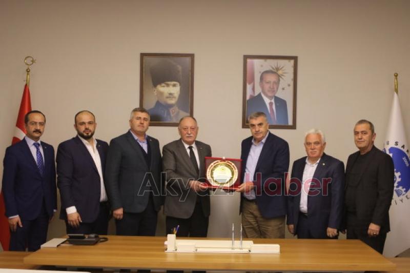 BAYRAKTARDAN ZEKİ TOÇOĞLUNA VEDA ZİYARETİ