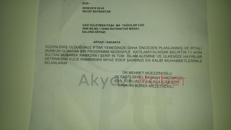 BAYRAKTAR’IN İFTARINA 500 KİŞİ KATILDI