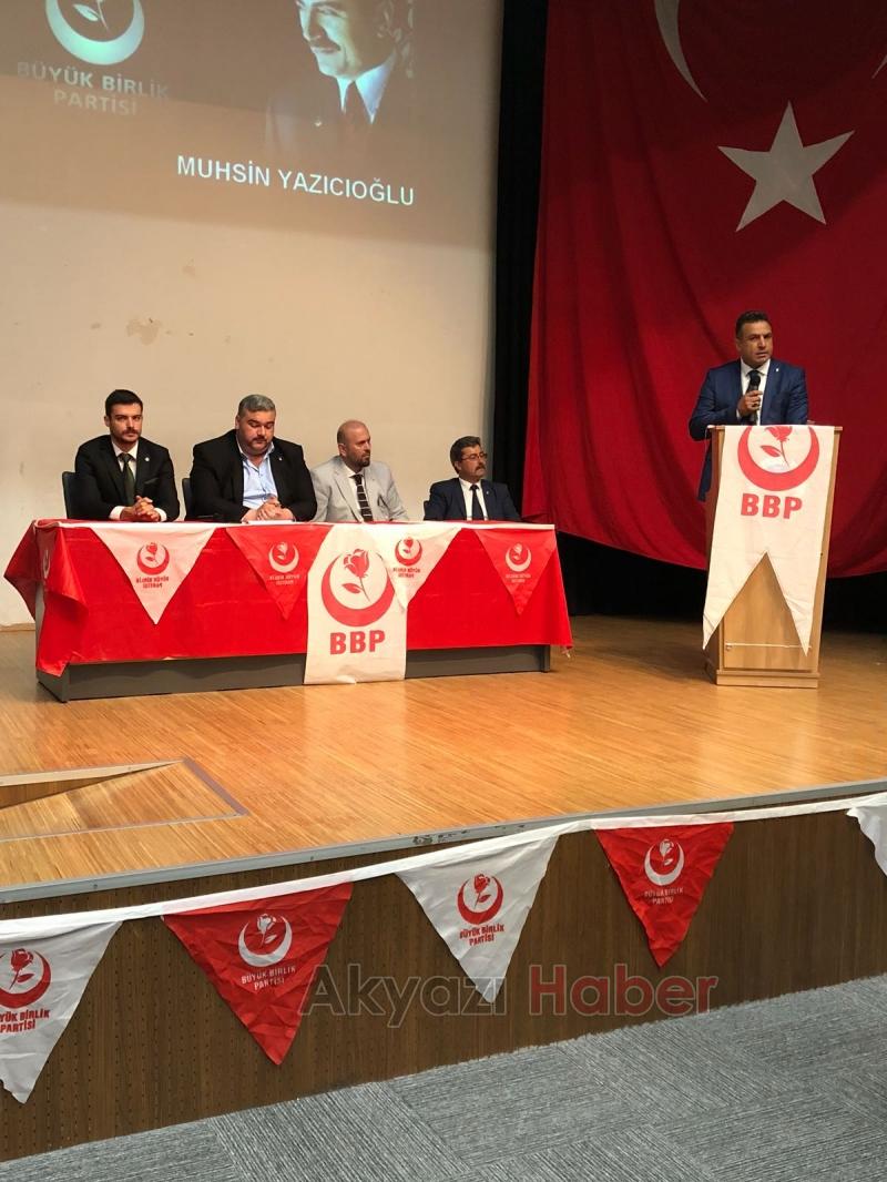 BBP AKYAZI İLÇE BAŞKANI DEĞİŞTİ