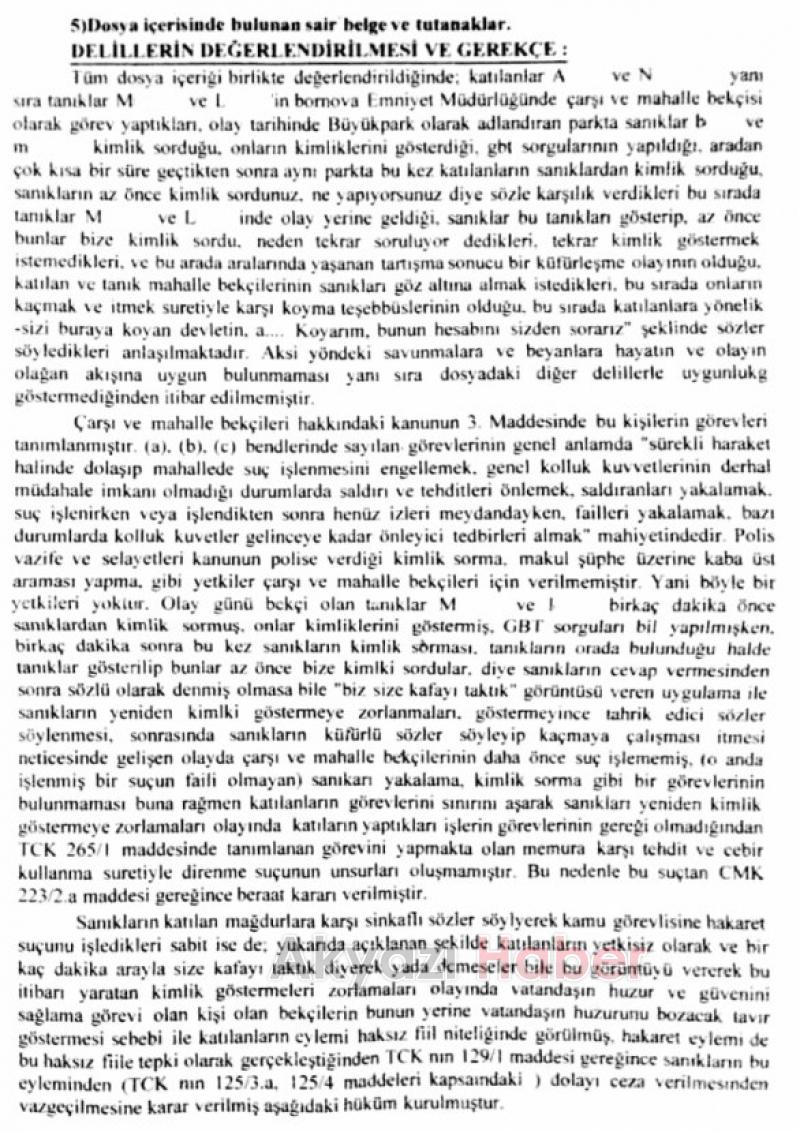 Bekçilerin sürekli kimlik sormasına mahkemeden yeni karar