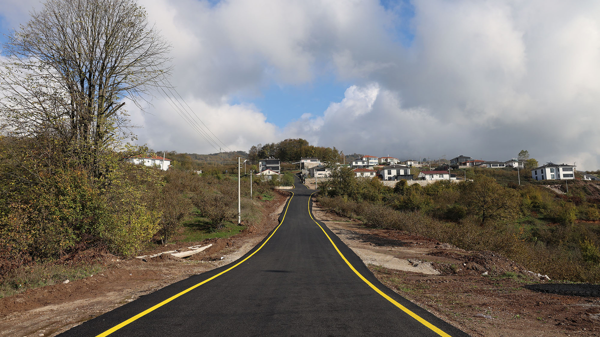 Beldibi asfalta kavuştu