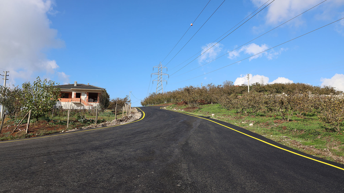 Beldibi asfalta kavuştu