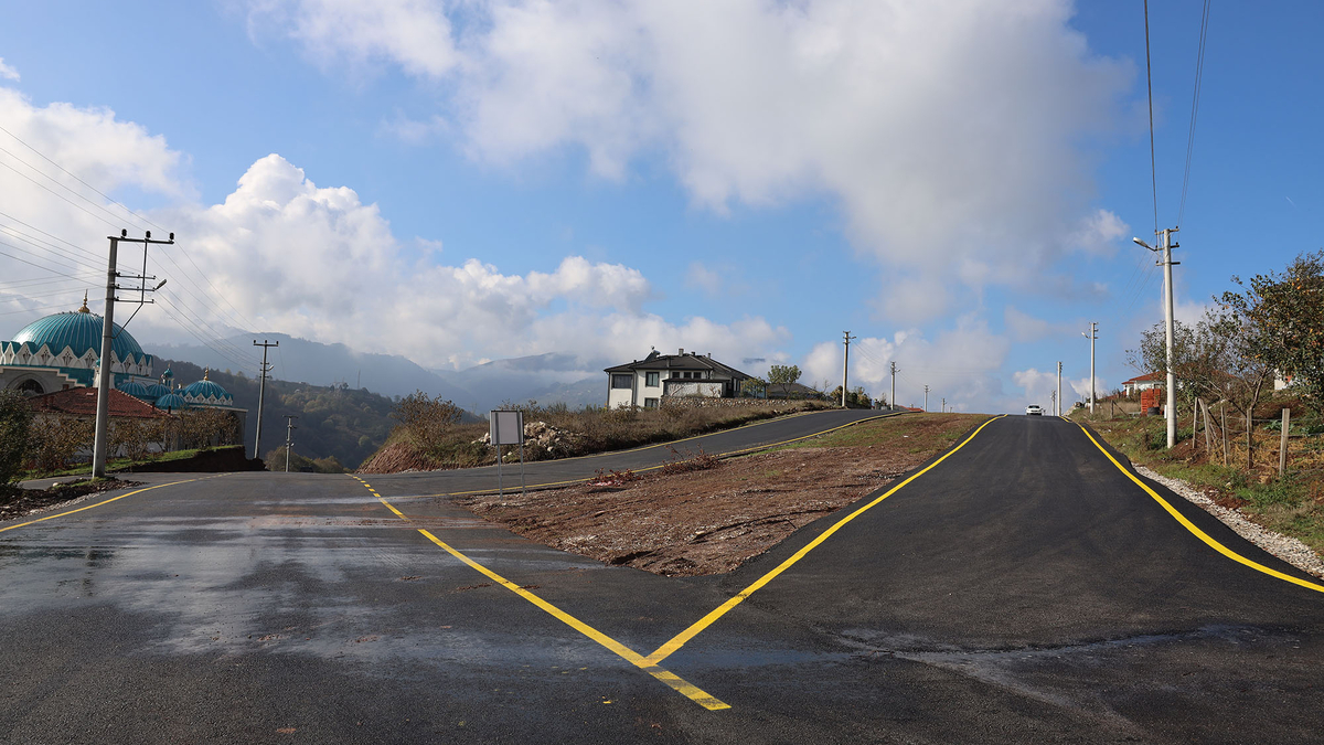 Beldibi asfalta kavuştu